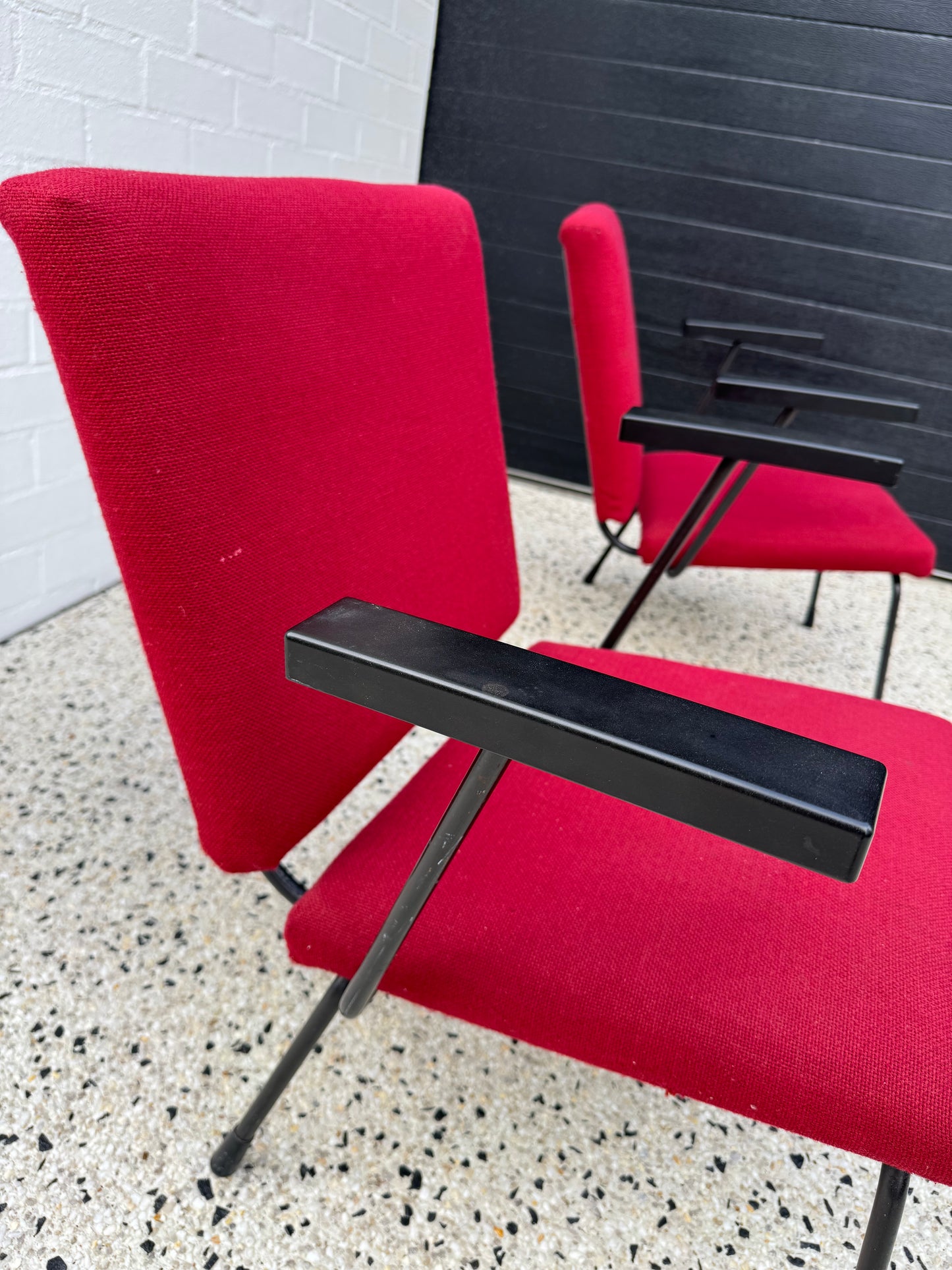 Pair of 415/1401 lounge chair by Wim Rietveld
