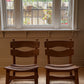 Pair of Brutalist Oak Chairs by Dittmann & Co, Netherlands, 1960's