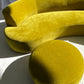 Large Bespoke Chartreuse Sofa with Ottoman