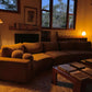 On Hold - Large Modular Soft Camel Velvet Sofa