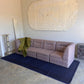 Vintage Pink Tweed Midcentury Modular Sofa, 60’s