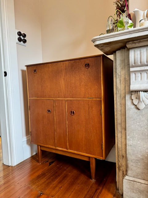 Mid Century 1960s Bar Cabinet
