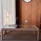 1970s Reed & Glass Coffee Table
