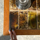 Vintage Mid-Century Green Tile & Timber Coffee Table