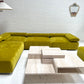 Bespoke Chartreuse Velvet Modular Sofa Set