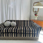 Vintage Stripe Velvet Sofa