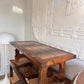 Vintage Retro Tile & Cedar Coffee Table - Spanish Revival