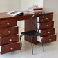 Vintage Tasmanian Myrtle Burl Desk