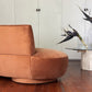Terracotta Velvet Sofa