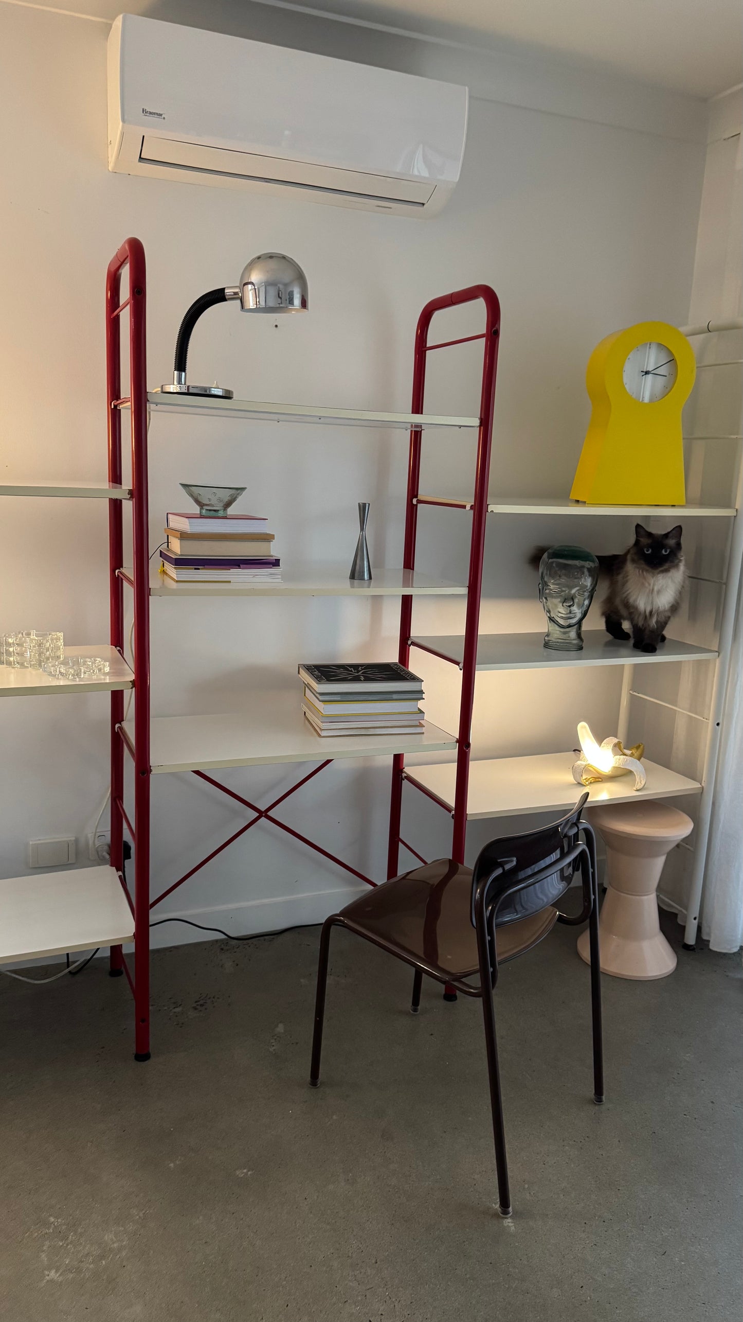 Vintage 80s Australian designed Modular Shelf System by Tubo