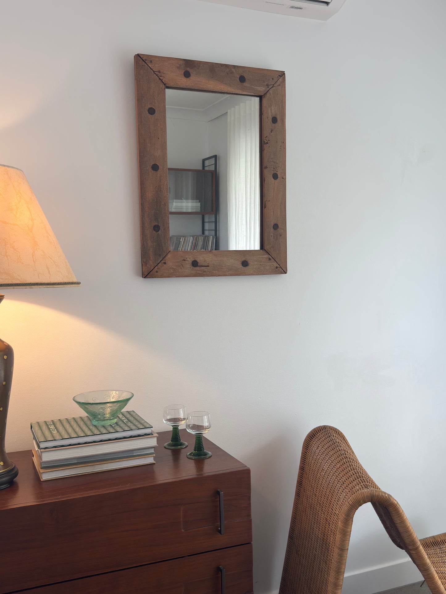 Vintage Ranch style Wall Mirror