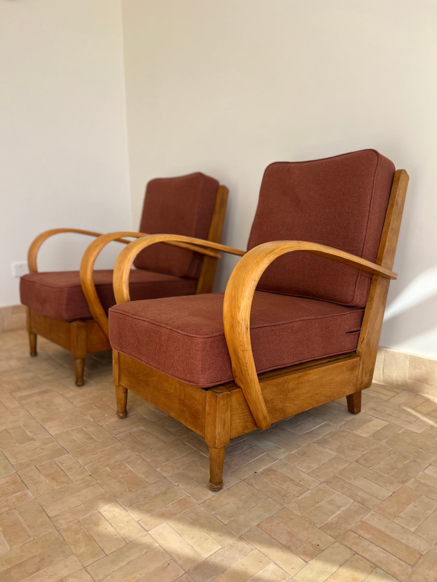 Mid Century Armchairs (pair)