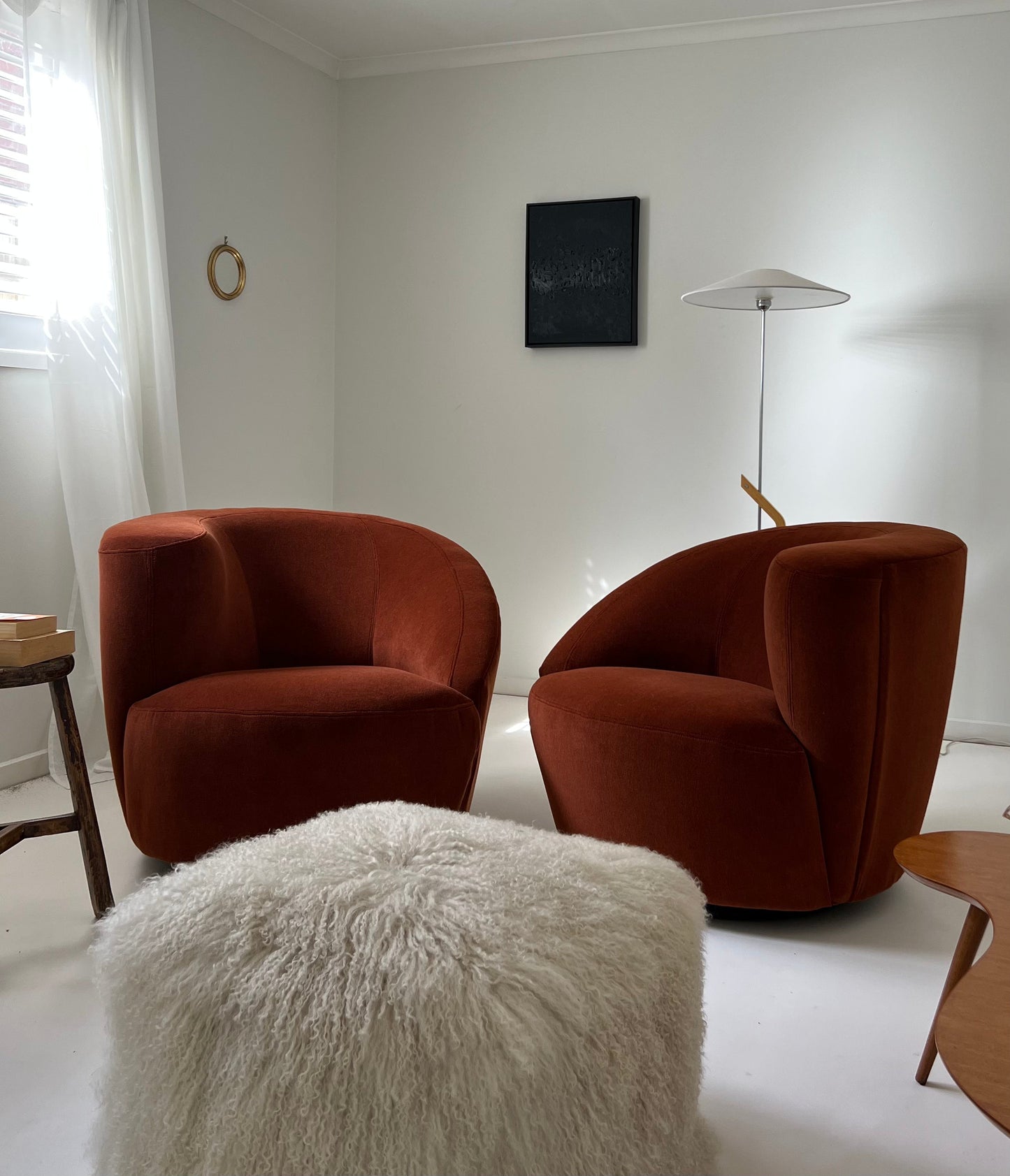 Corso Di Fiori Swivel Chairs - Two Available