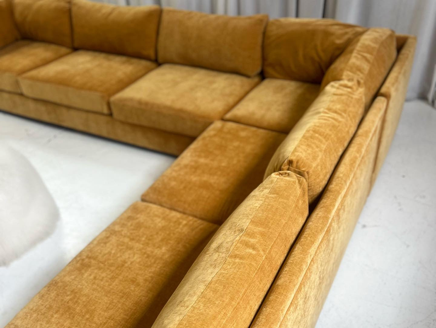 Bespoke Mustard Modular Sofa Set