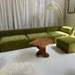 Bespoke Large Olive Velvet Modular Sofa Set