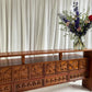 Vintage Carved Wooden Sideboard / Room Divider