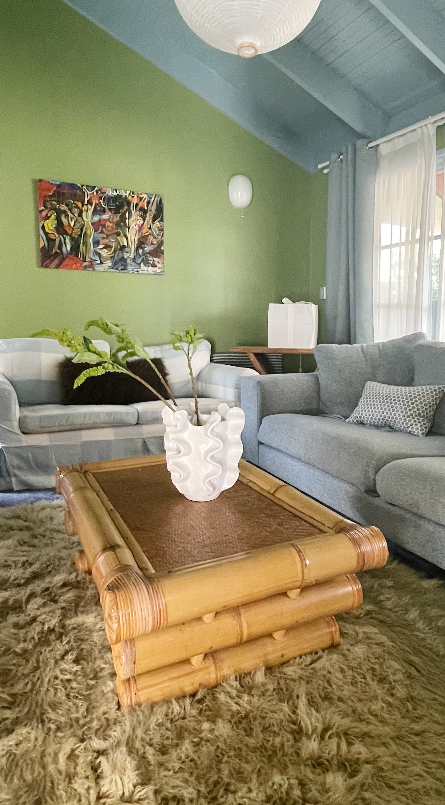 Vintage Bamboo Table