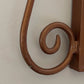 Large Vintage Wrought Iron Mirror