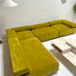 Bespoke Chartreuse Velvet Modular Sofa Set
