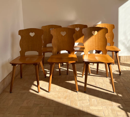 Mid Century Timber Dining Chair (set of 6)