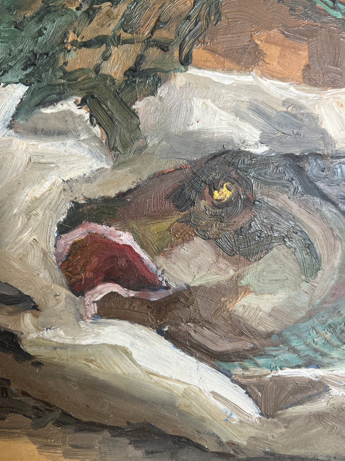Original Oil Painting by E. J-son, Sweden