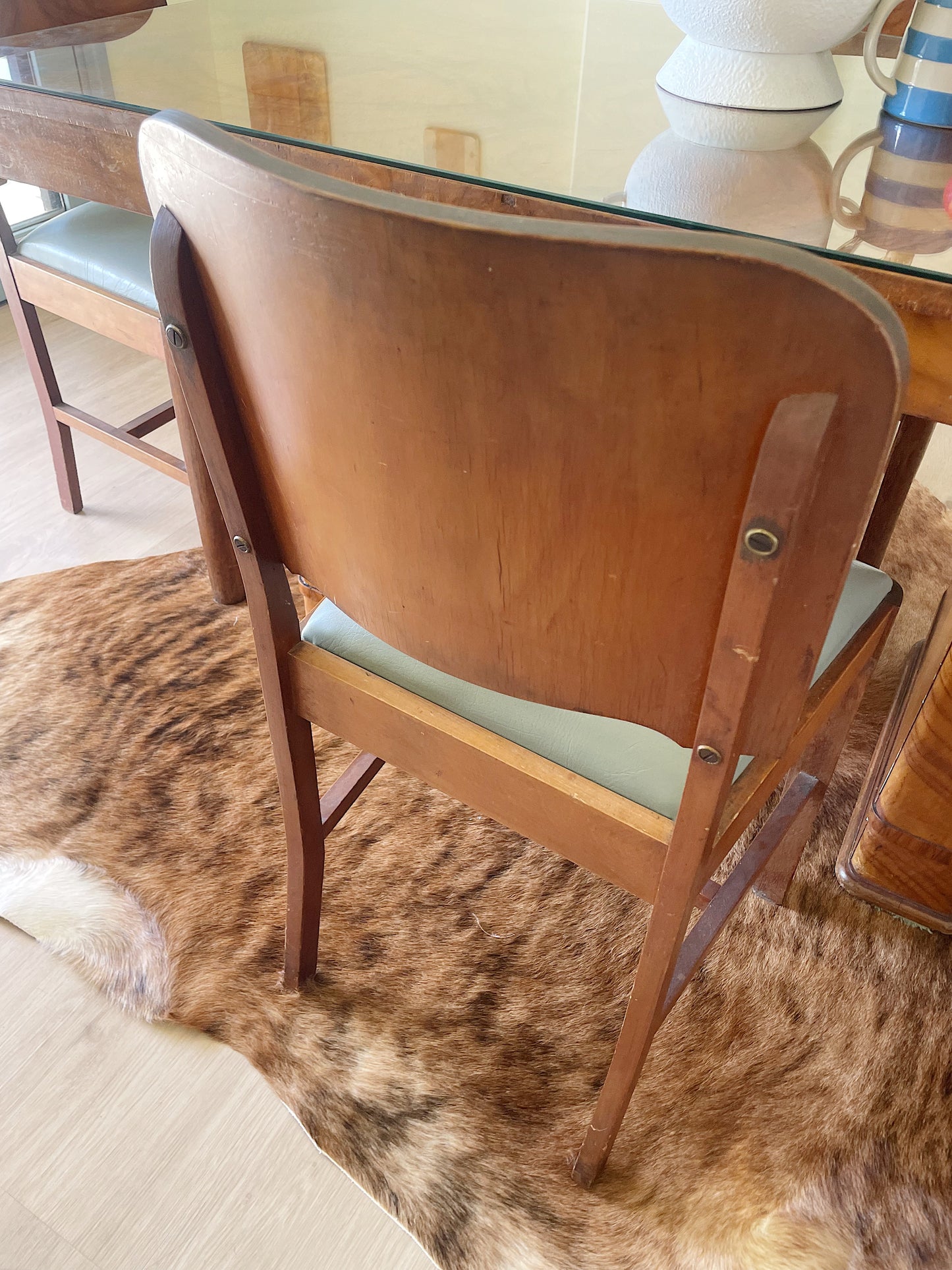 Vintage Burl Wood Table
