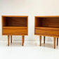 Pair of Teak Bedside Tables