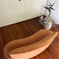 Terracotta Velvet Sofa