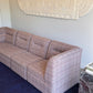 Vintage Pink Tweed Midcentury Modular Sofa, 60’s