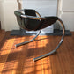 Byron Botker Chrome Cantilever Chair for Landes California, 1970s