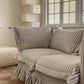 Striped Ruffle Sofa