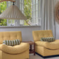 Yellow Lounge Chair - Sold as a pair