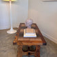 Vintage Retro Tile & Cedar Coffee Table - Spanish Revival