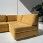 Yellow Corduroy Modular Sofa