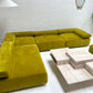 Bespoke Chartreuse Velvet Modular Sofa Set