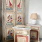 Hand-Painted Indian Nautical Cupboard & Bedside Set