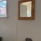 Vintage Square Cane Wrapped Mirror