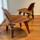 - Set of Two Herman Miller Eames LCW Walnut Lounge Chairs