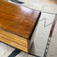 Vintage timber book shelf