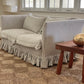 Striped Ruffle Sofa