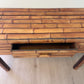 Vintage Bamboo Console Table