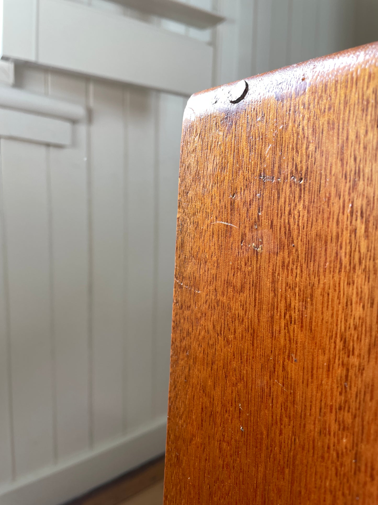 Vintage timber book shelf