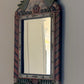 20th Century Folk Hand-Painted Wooden Mirror
