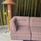 Vintage Pink Tweed Midcentury Modular Sofa, 60’s