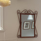 Large Vintage Wrought Iron Mirror