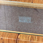 Vintage Glass and Wicker Console Table