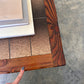 Vintage Retro Tile & Cedar Coffee Table - Spanish Revival