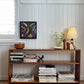 Vintage timber book shelf