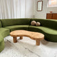 Bespoke Green Curved Modular Sofa