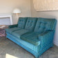 Vintage Blue / Green Striped Midcentury Sofa, 60’s